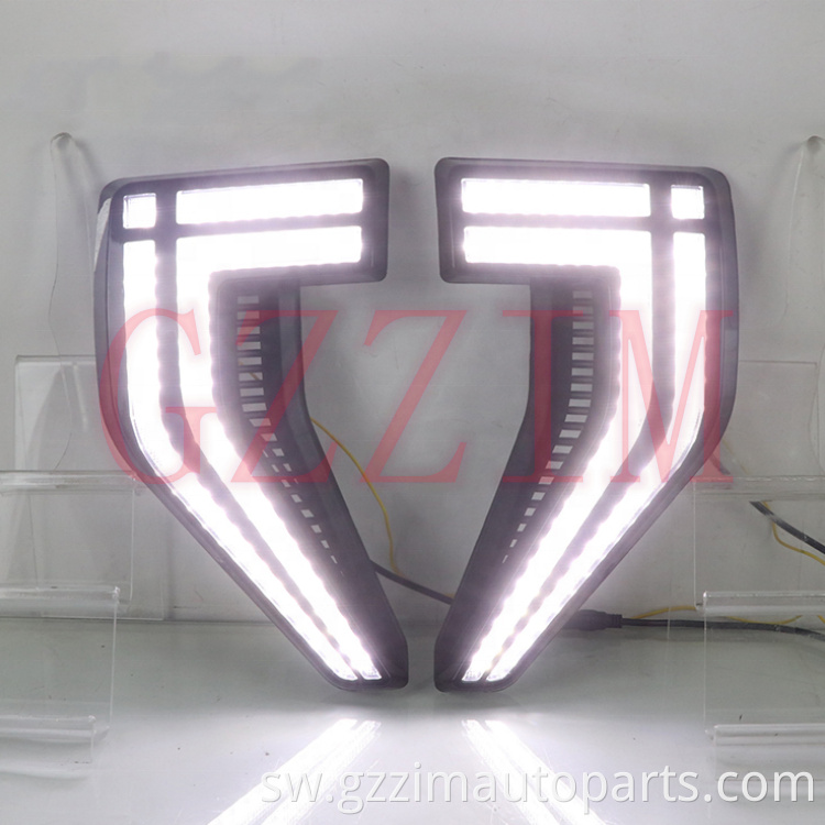 Mchana wa gari wakati wa kukimbia taa iliongoza fender taa DRL kwa F150 2021